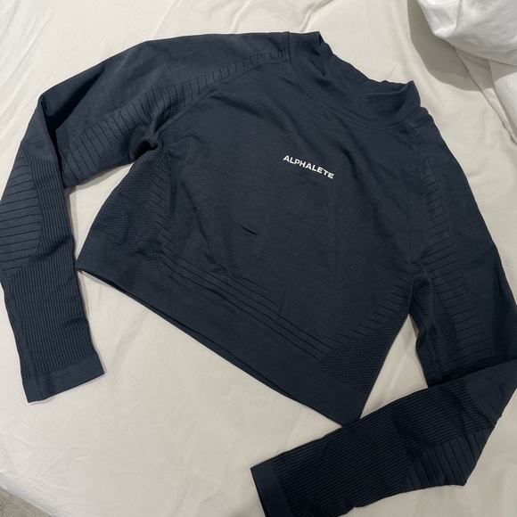 Ozone High Neck LS Tee - Carbon - Picture 3 of 4